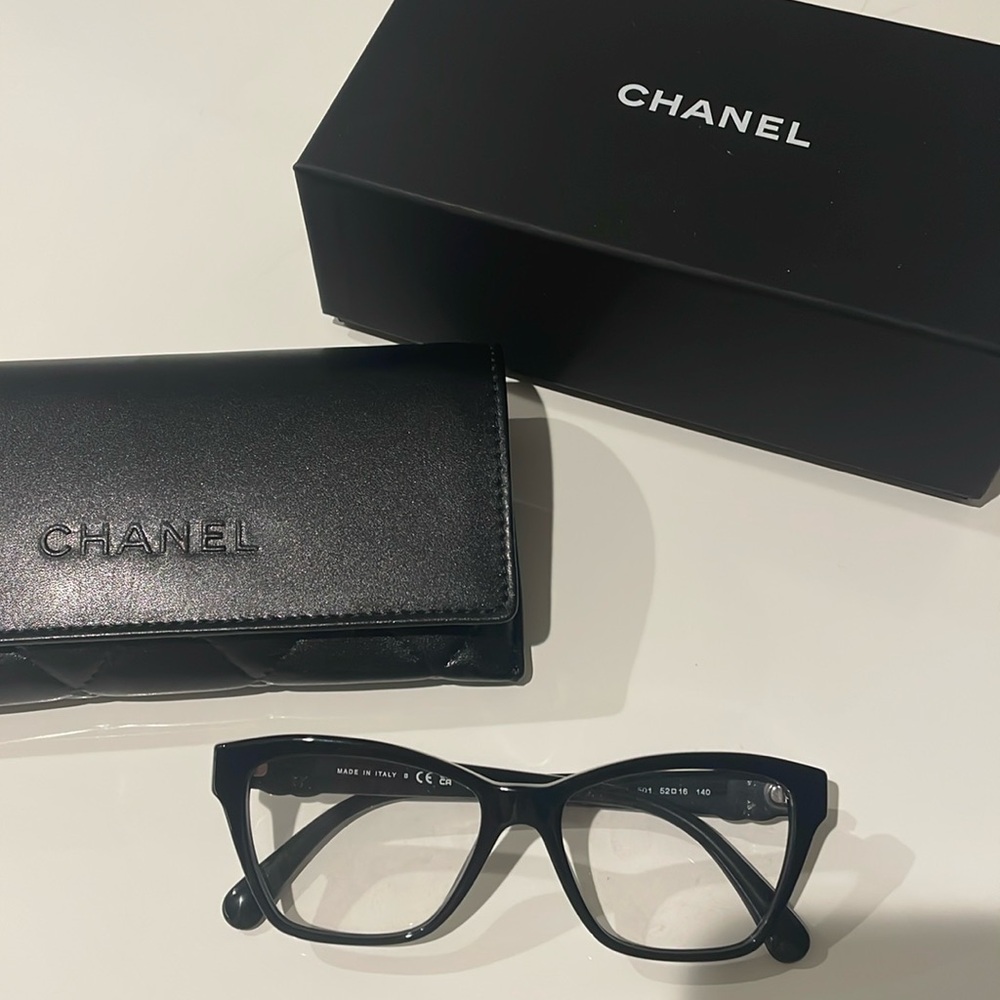 Chanel cat eye frames. New, never been worn.